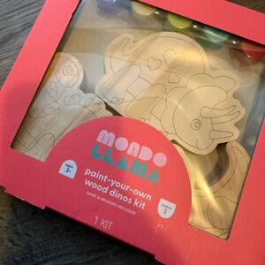 Mondo Llama Paint-Your-Own Dinosaur Kit - Multicolor